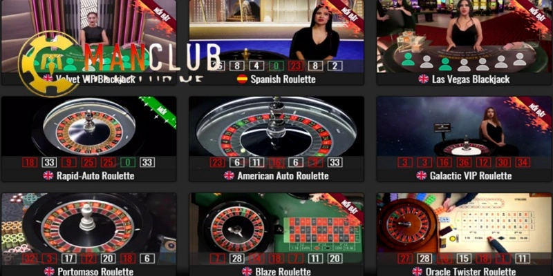 Casino trực tuyến có nhiều bàn chơi, dealer xinh đẹp, livestream mượt mà